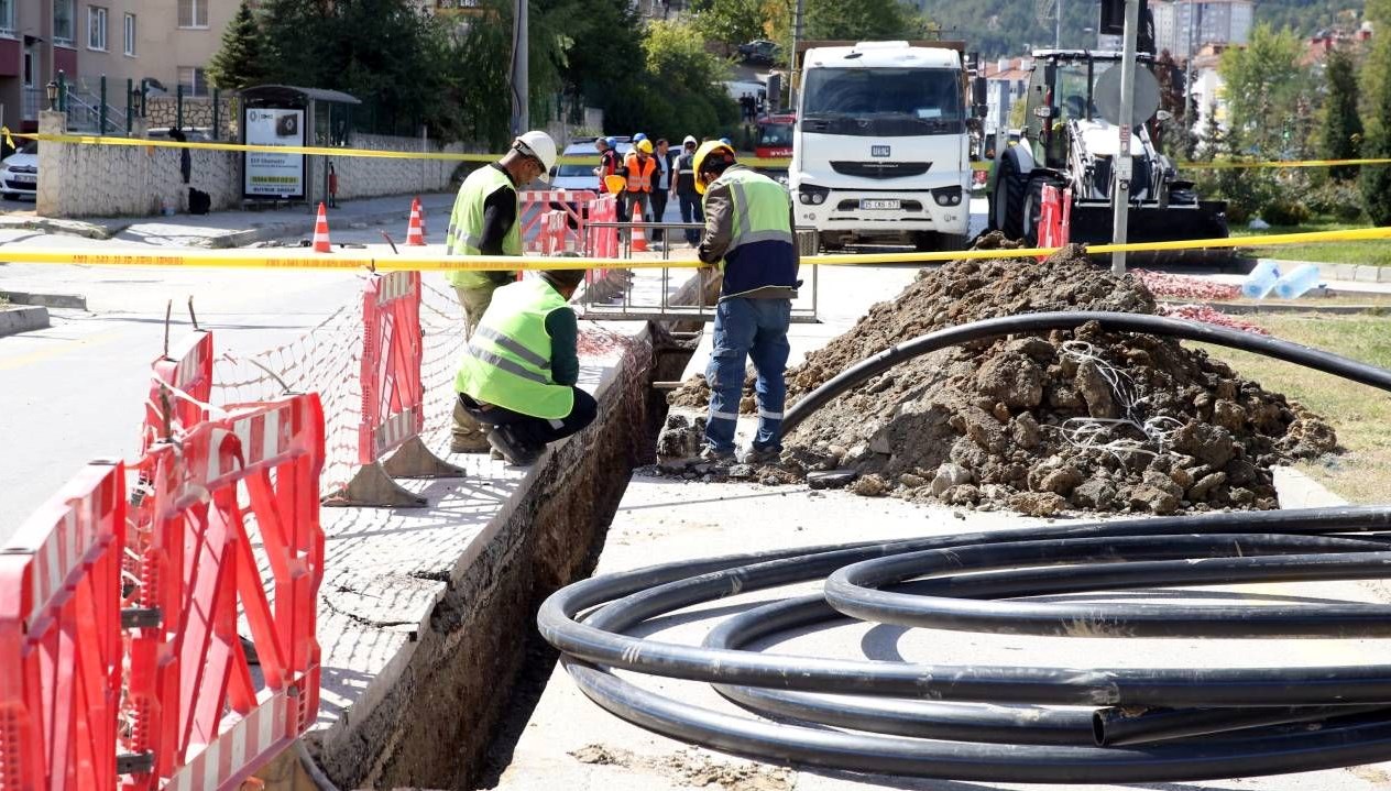 kastamonuda faciadan donuldu elektrik altyapi calismasi sirasinda dogal gaz borusu delindi ChBFS8ec