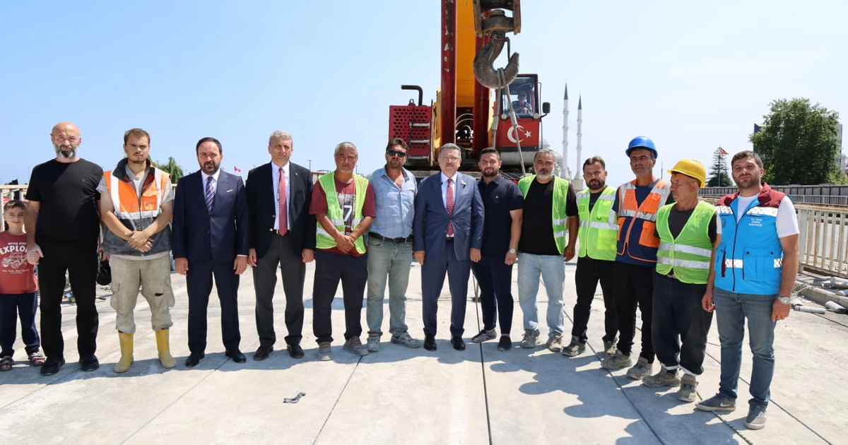 Trabzonda baskan genc resadiye viyadugunde incelemelerde bulundu 7eBskOiW